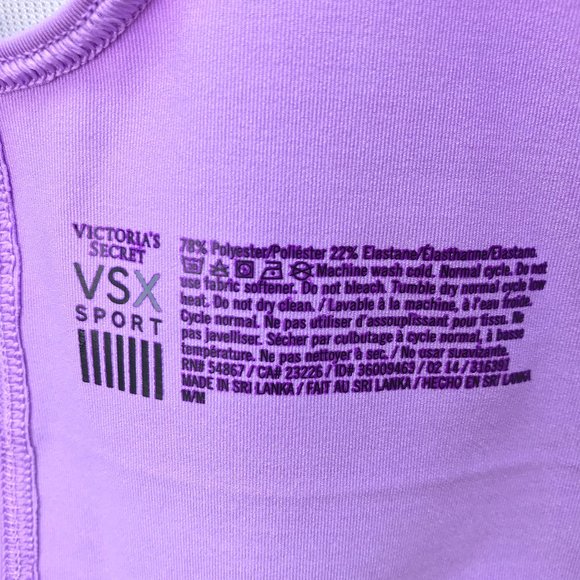 Victoria’s Secret VSX Cross-Back Purple Tank - Picture 9 of 12